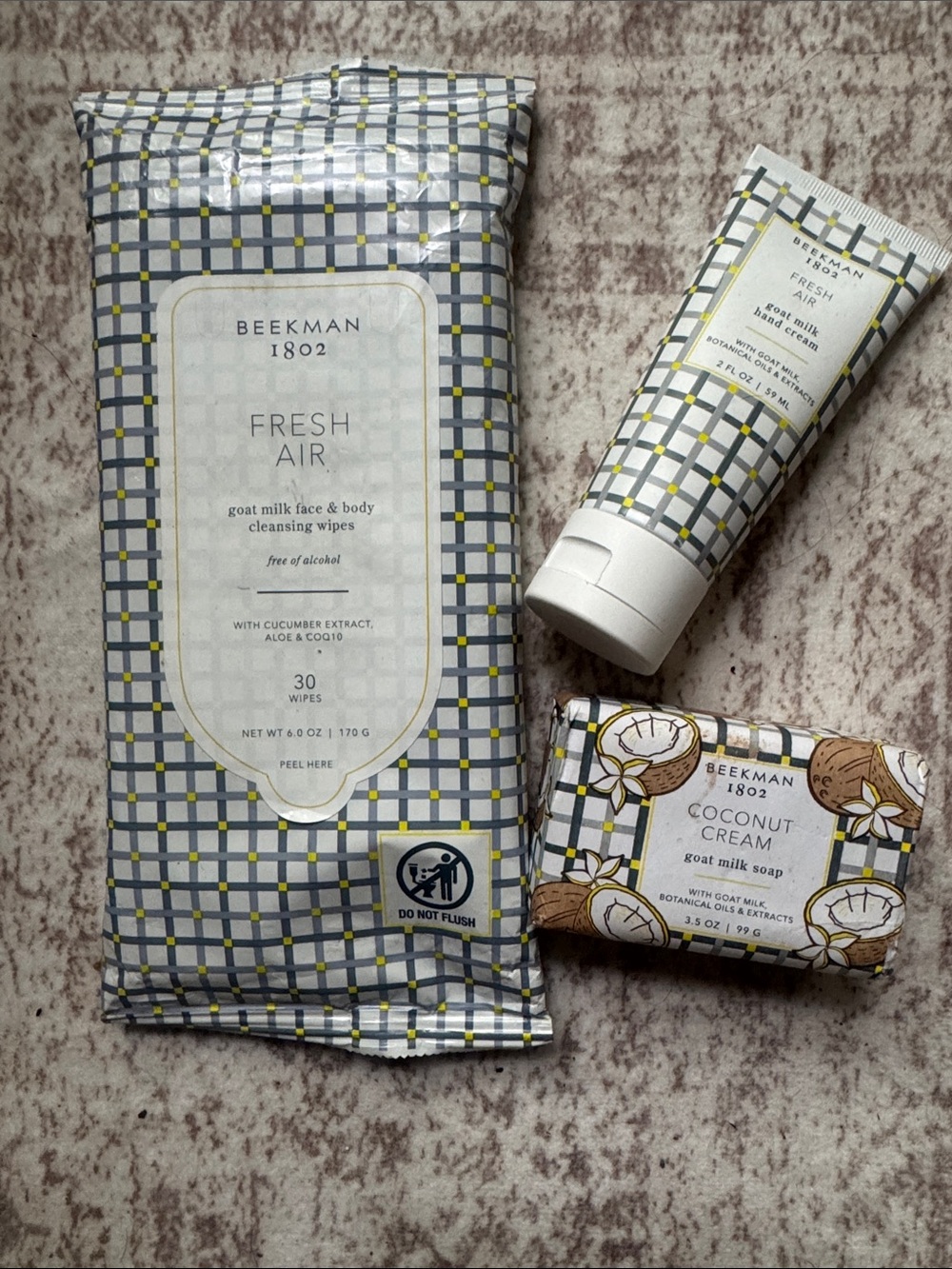 Beekman 1802 Fresh Air Goat Milk Skincare Trio - Set of 3